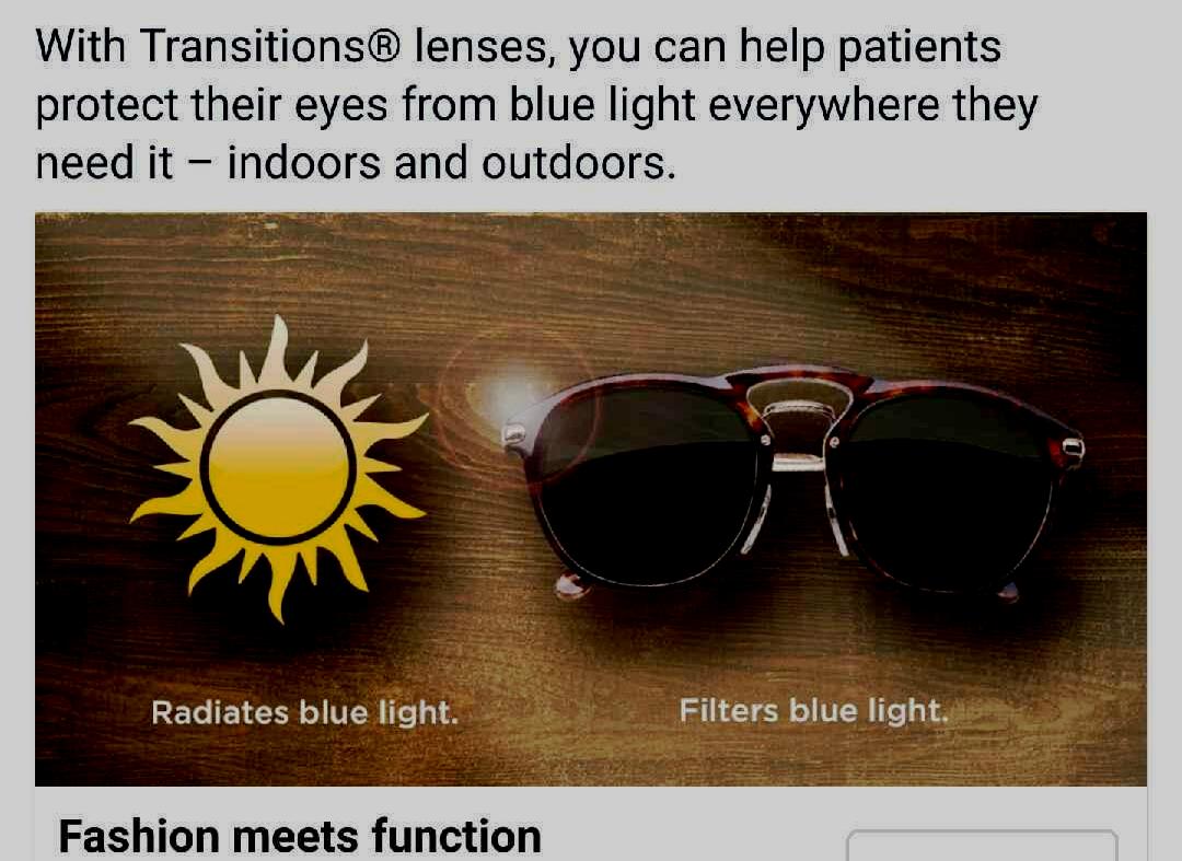 Transition lenses illustration